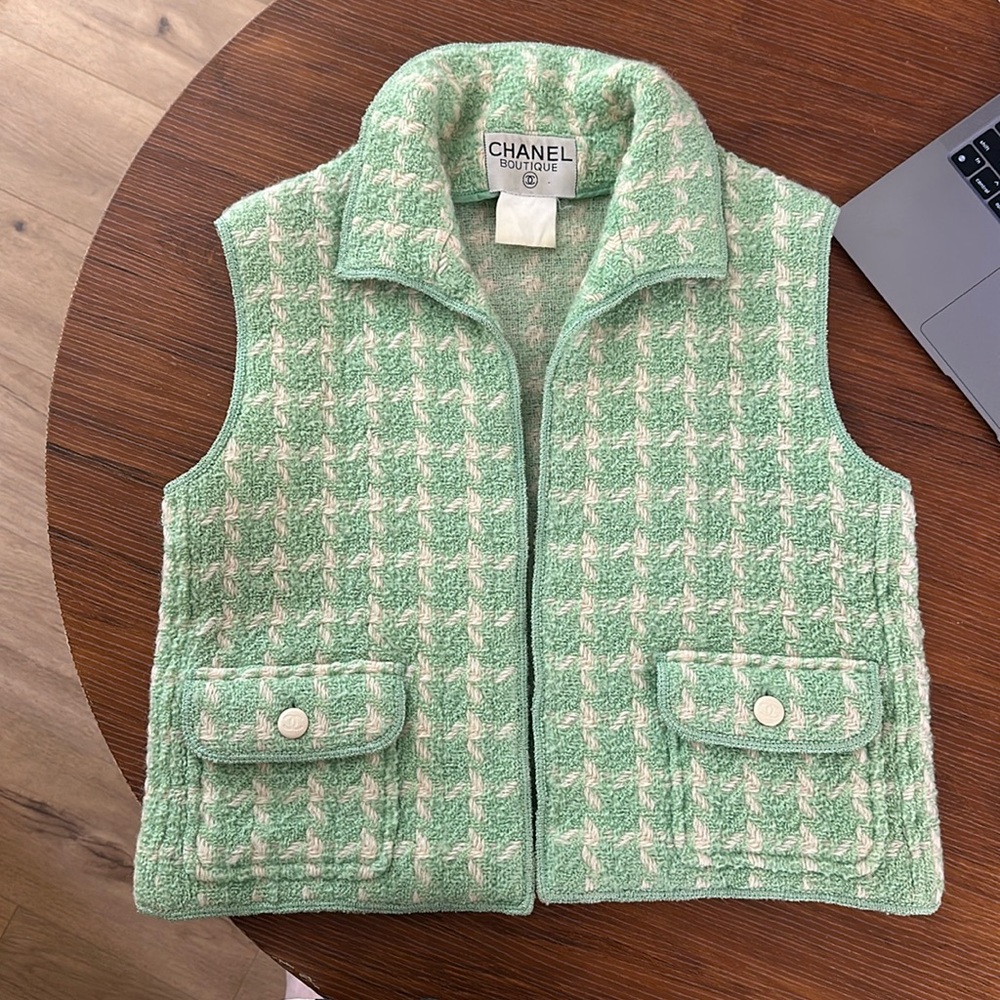 Spring 1996 Chanel wool vest